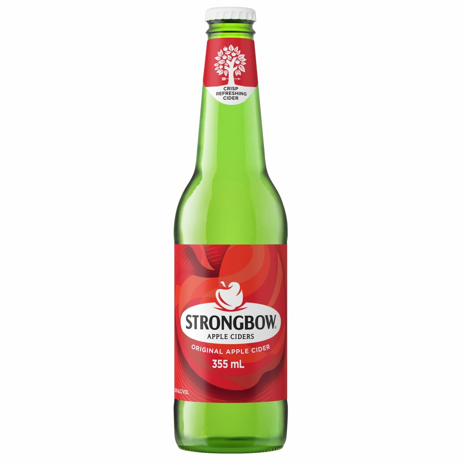 Strongbow Original Apple Cider 5% Bottle 355mL