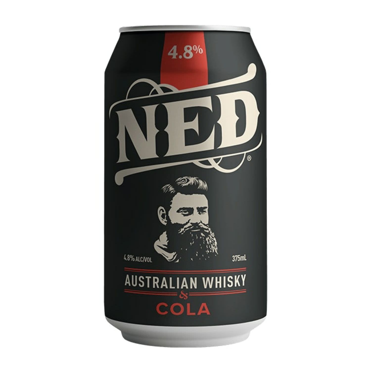 Ned Whisky & Cola Can 4.8% Case 375mL 24 Pack