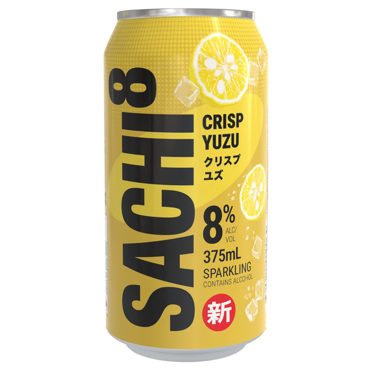 Sachi8 Crisp Yuzu Can 375mL
