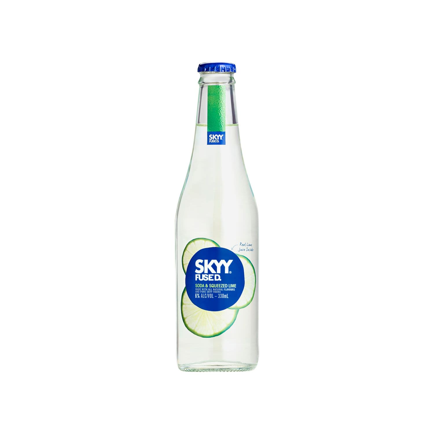 Skyy Fused Soda & Squeezed Lime 330mL Bottle