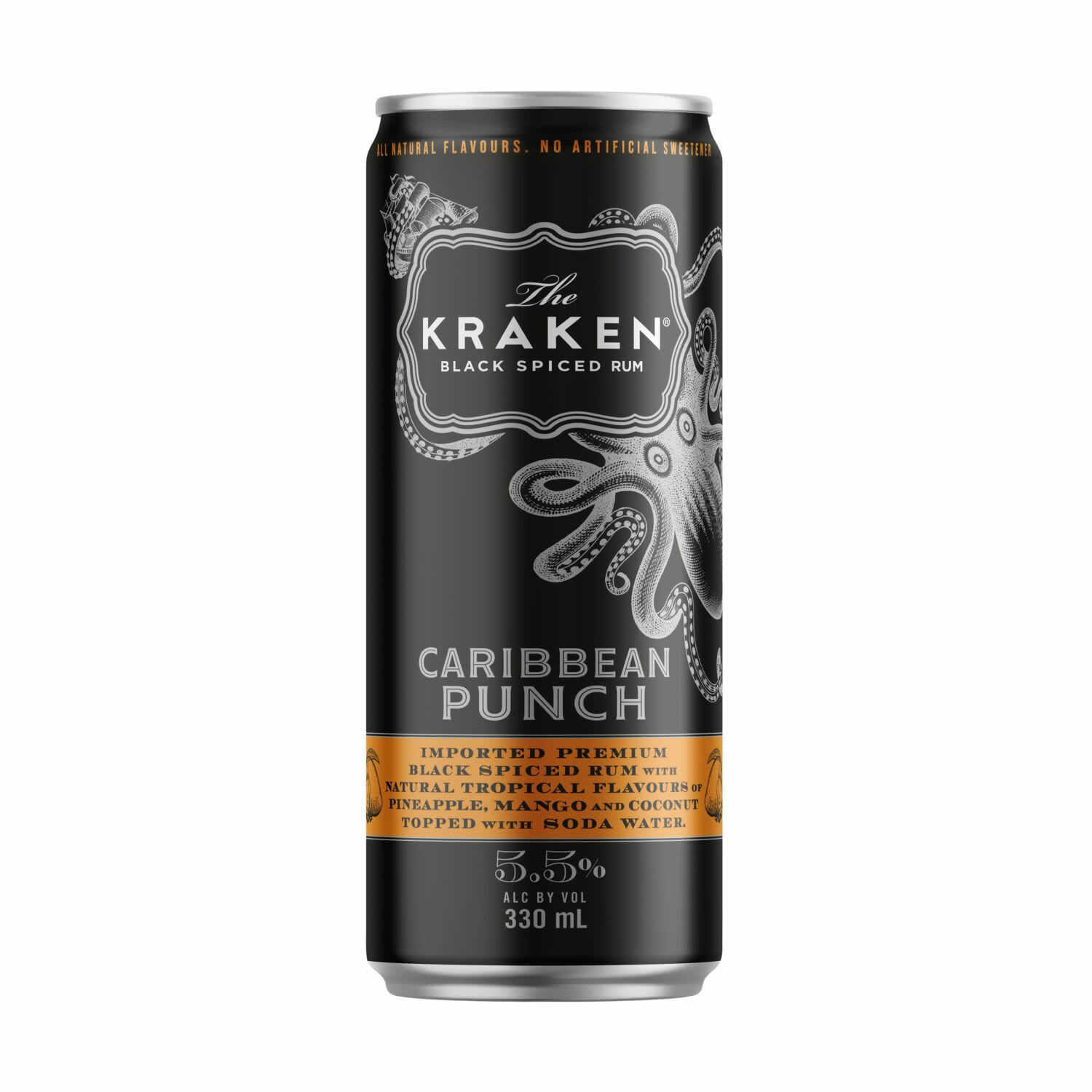 Kraken Spiced Caribbean Punch 330mL 24 Pack