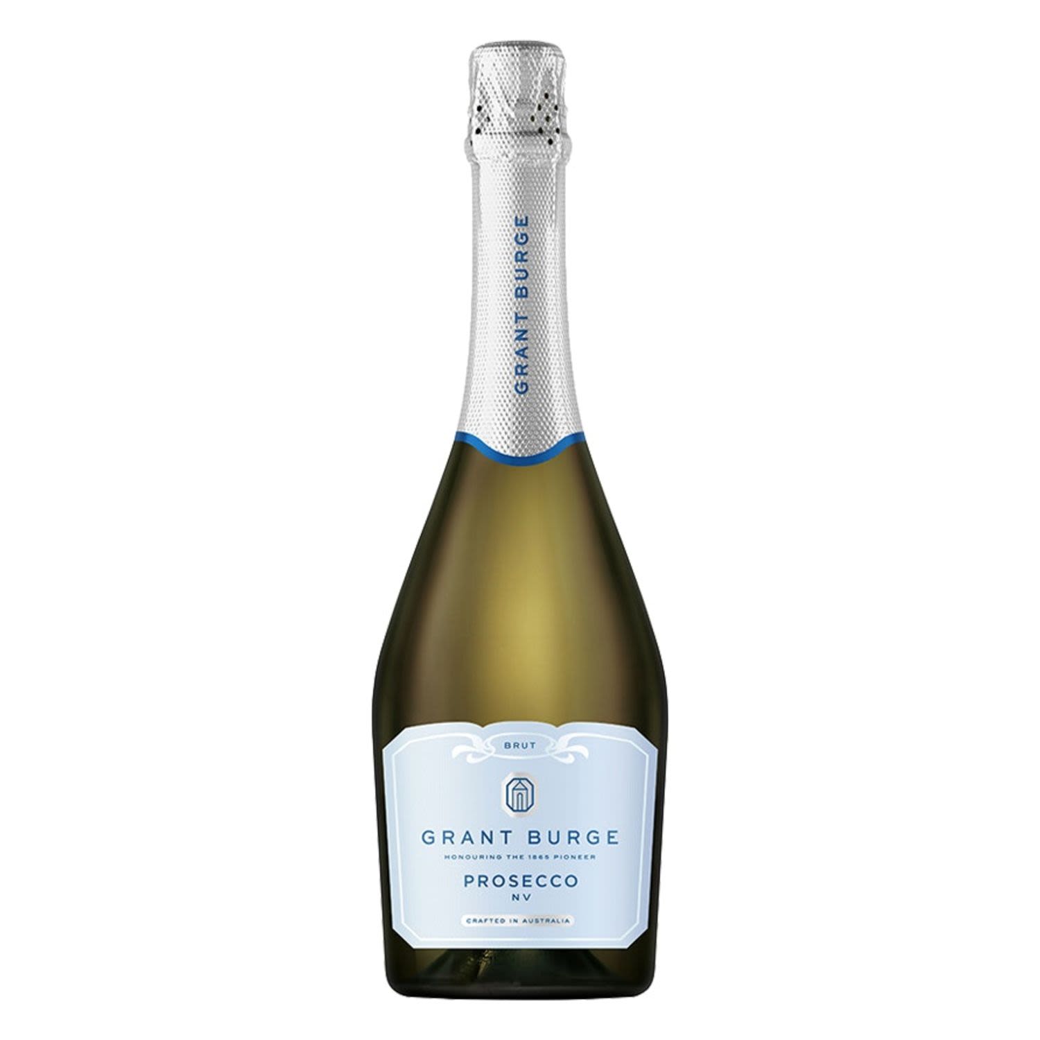 Grant Burge Prosecco shows lively fresh fruit flavours of white peach, pistachio and nectarine with a slightly sweet honeysuckle finish.<br /> <br />Alcohol Volume: 11.50%<br /><br />Pack Format: Bottle<br /><br />Standard Drinks: 7.1</br /><br />Pack Type: Bottle<br /><br />Country of Origin: Australia<br /><br />Region: South Eastern Australia<br /><br />Vintage: Non Vintage<br />