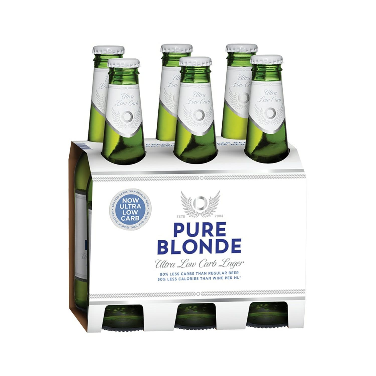 Pure Blonde Bottle 355mL 6 Pack
