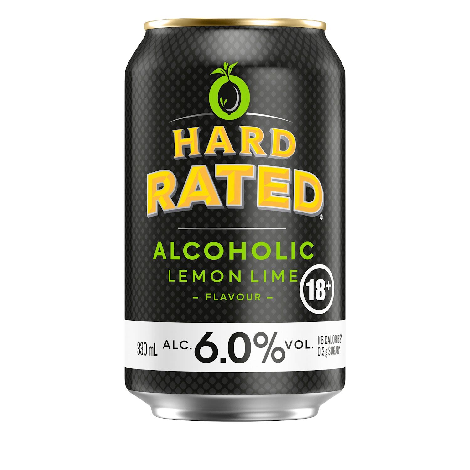 Hard Rated Lemon Lime 6% Can 330mL