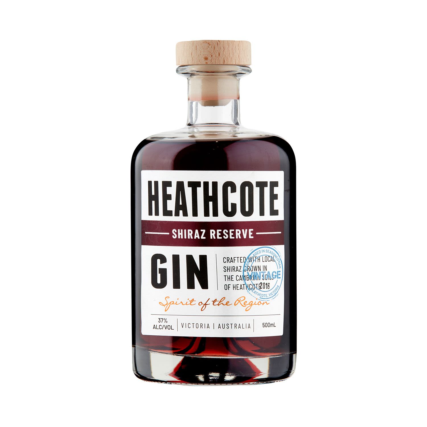 Heathcote Shiraz Reserve Gin 500mL Bottle