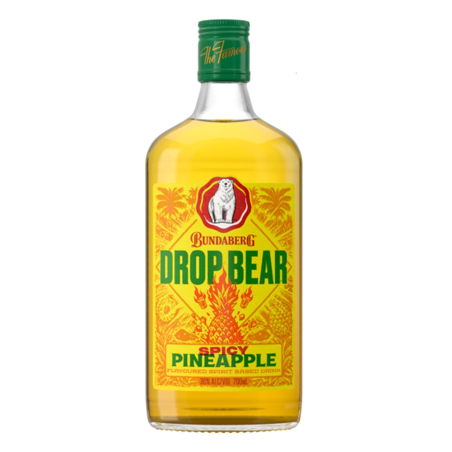 Bundaberg Drop Bear Spicy Pineapple 700mL Bottle