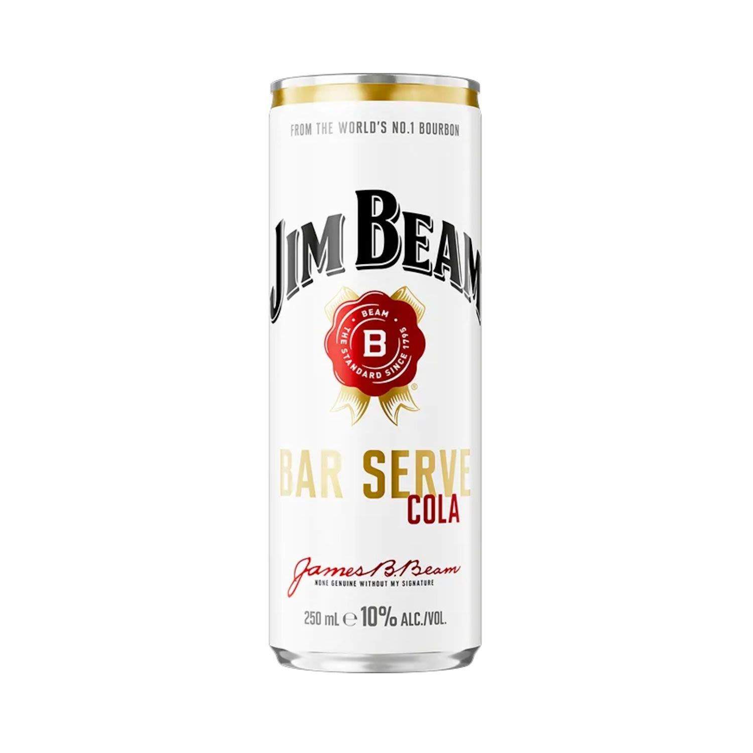 Jim Beam & Cola Bar Serve Can 250mL