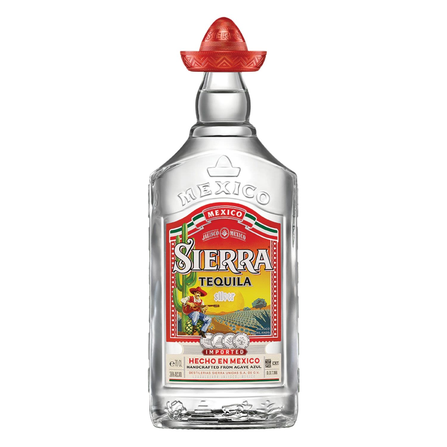 Sierra Tequila Blanco 35% 700mL Bottle