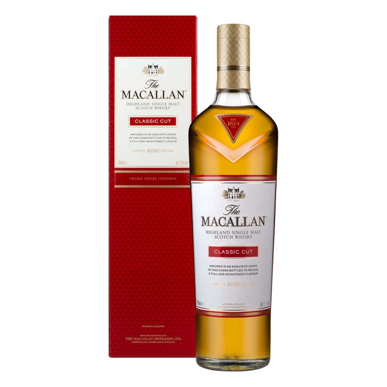 The Macallan Classic Cut 2021 Edition Single Malt Scotch Whisky 700mL