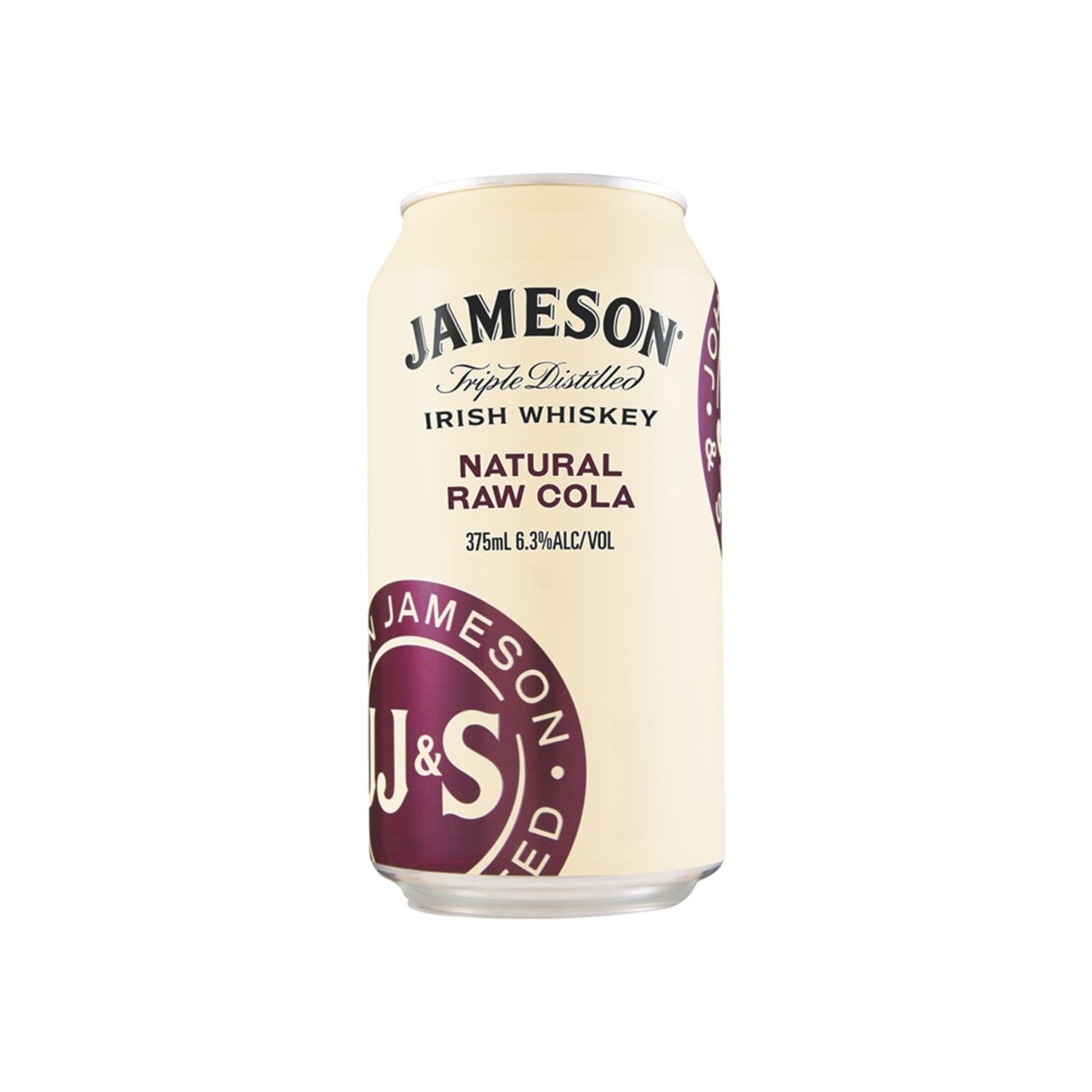 Jameson Irish Whiskey & Raw Cola Can 375mL