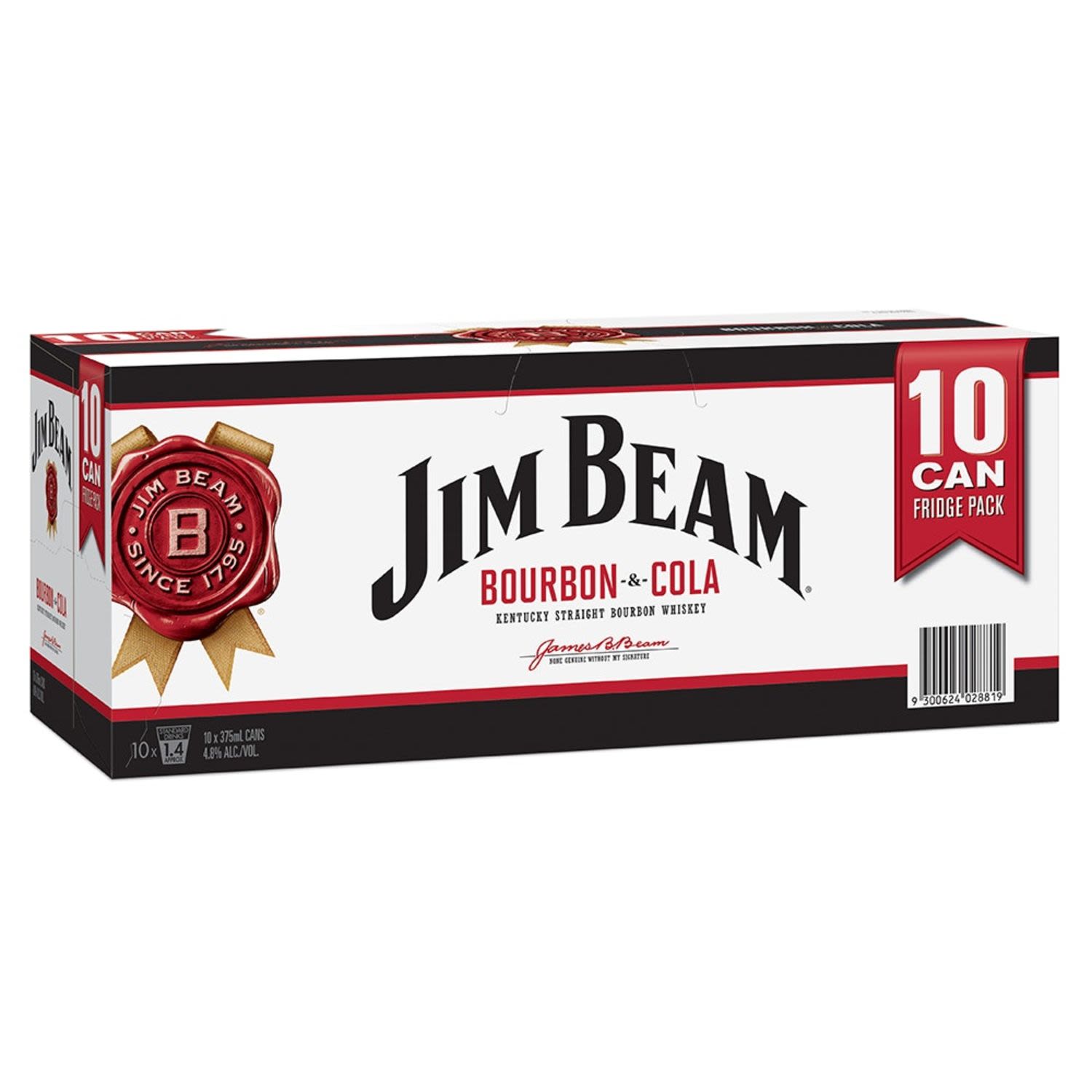 Jim Beam Kentucky Straight Bourbon Whiskey - 375ML