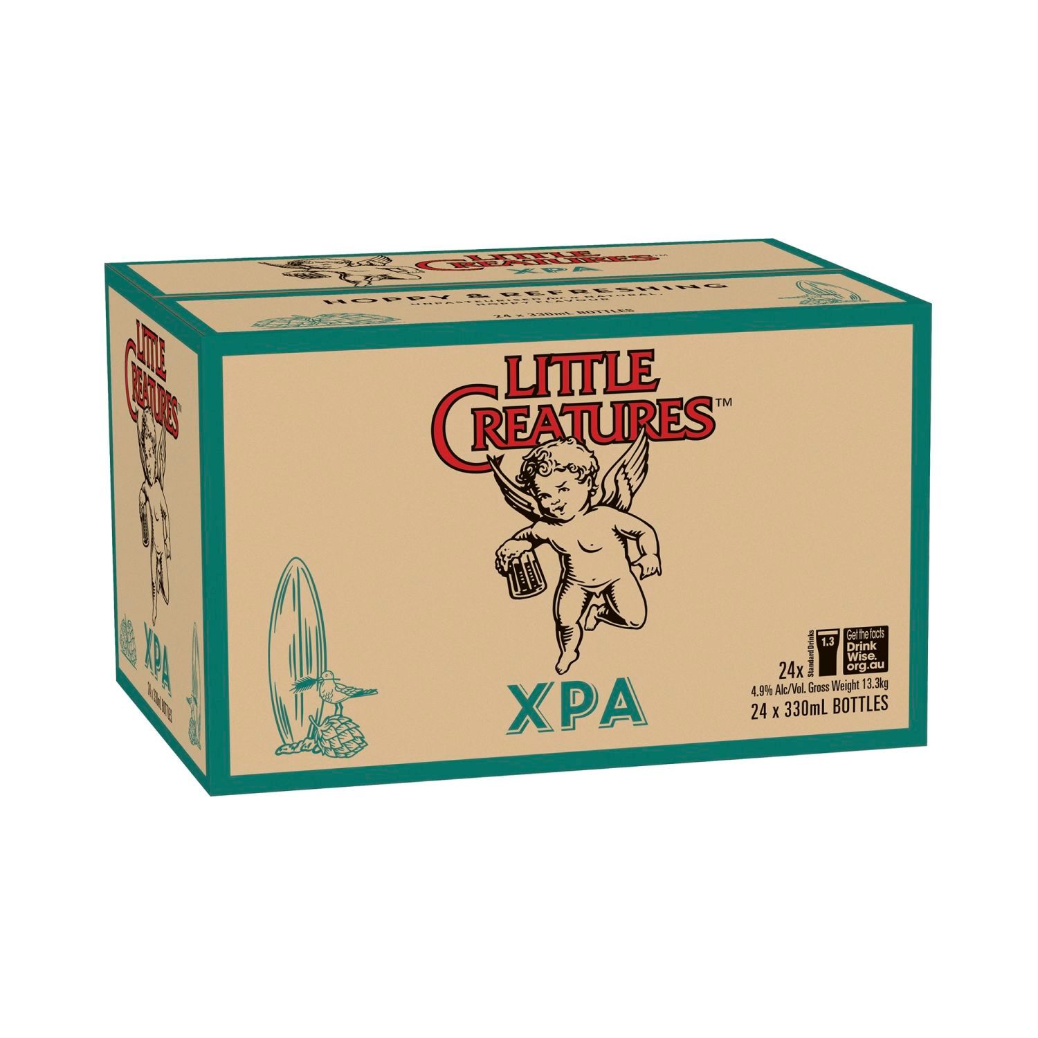 Little Creatures XPA Bottle 330mL 24 Pack