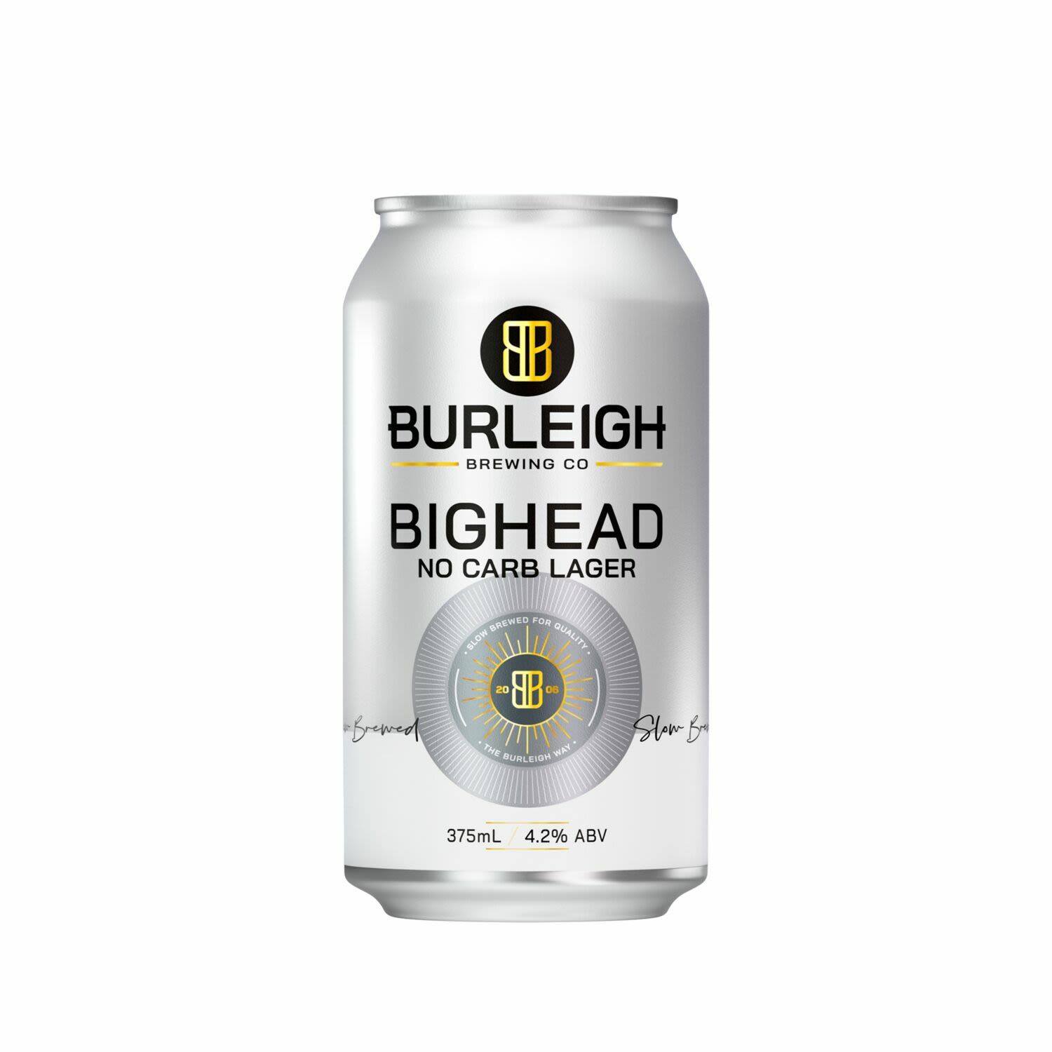 Burleigh Brewing Bighead No Carb Can 375mL