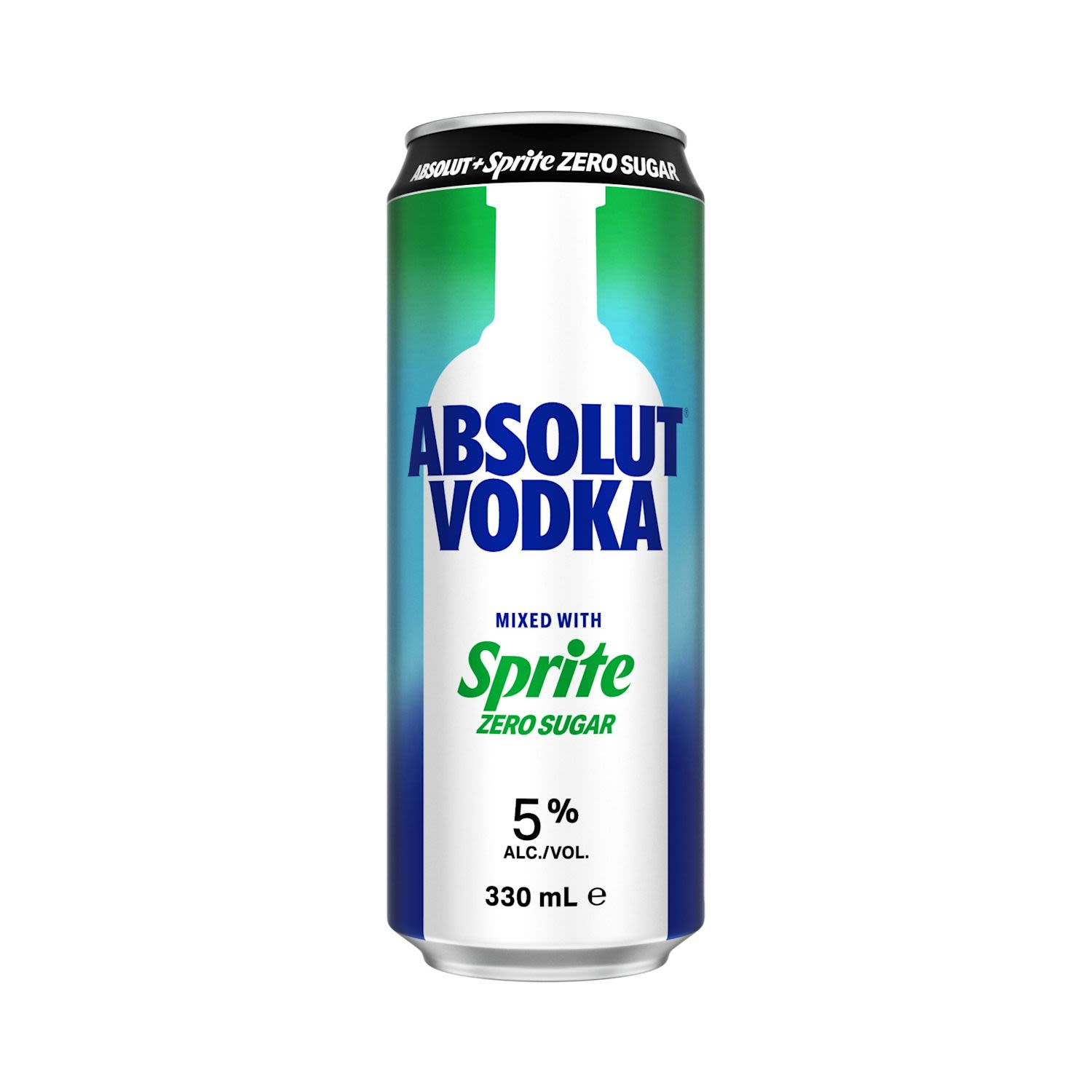 Absolut Sprite Zero Can 330mL 24 Pack