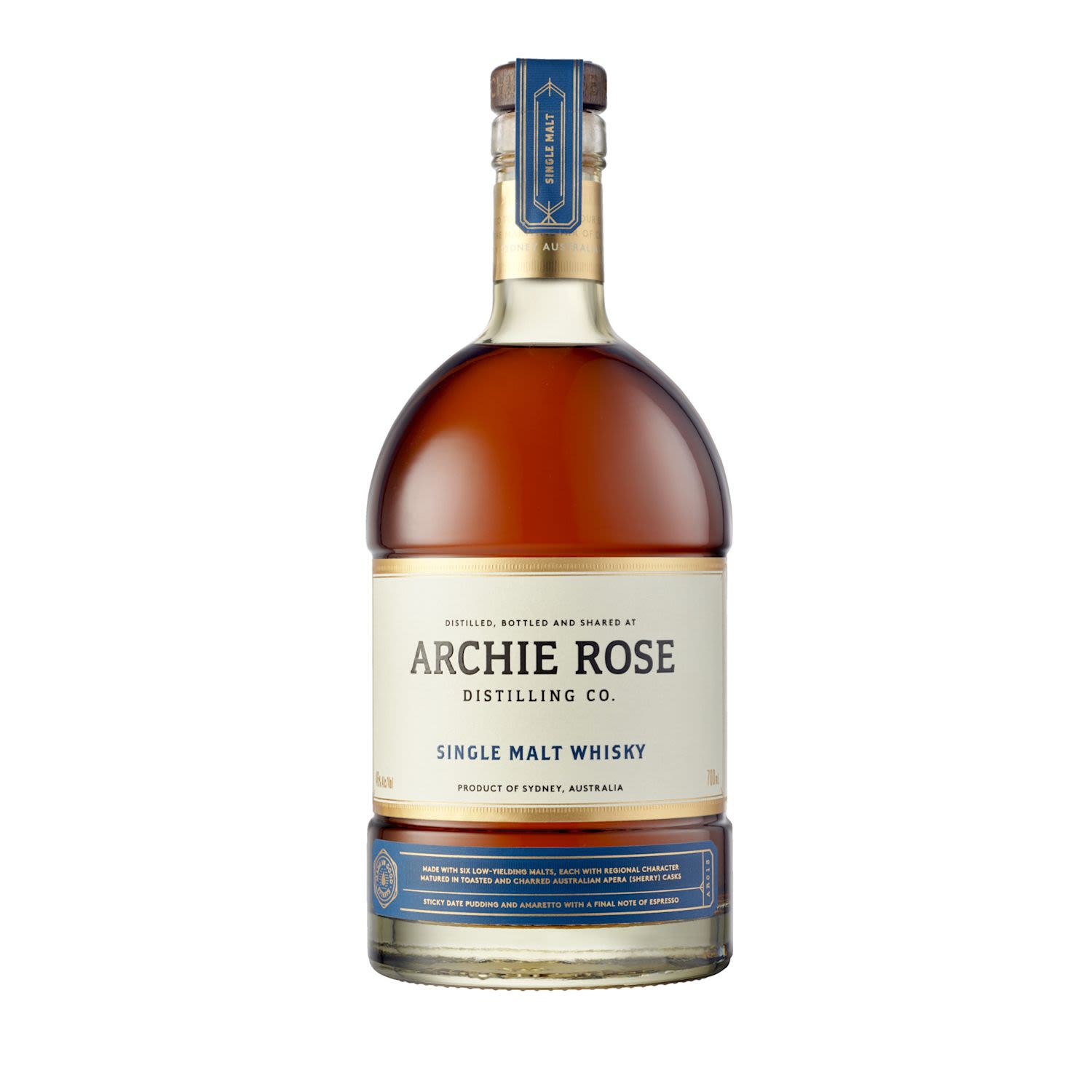 Archie Rose Single Malt Australian Whiskey 700mL Bottle