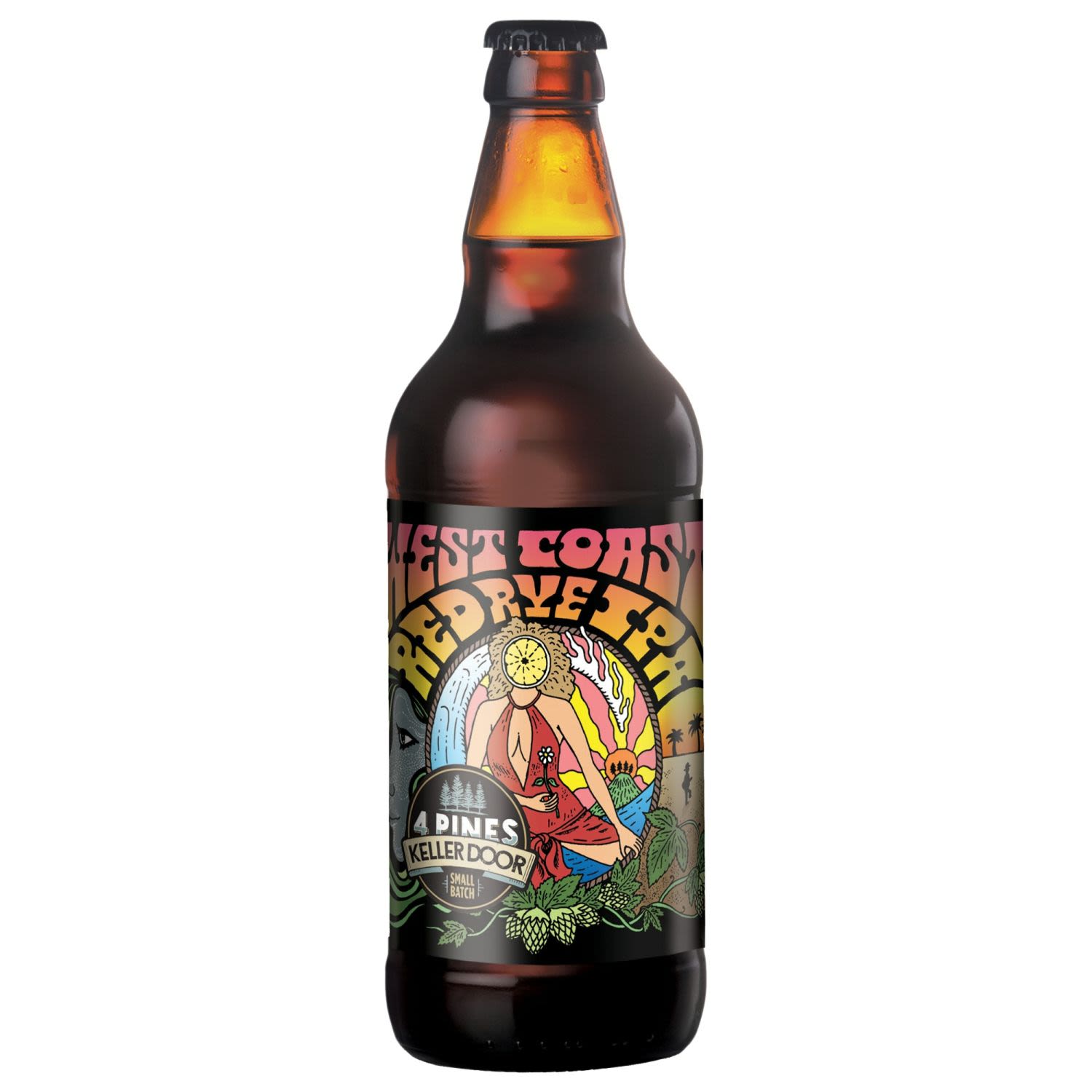 4 Pines Keller Door West Coast Red Rye IPA 500mL Bottle