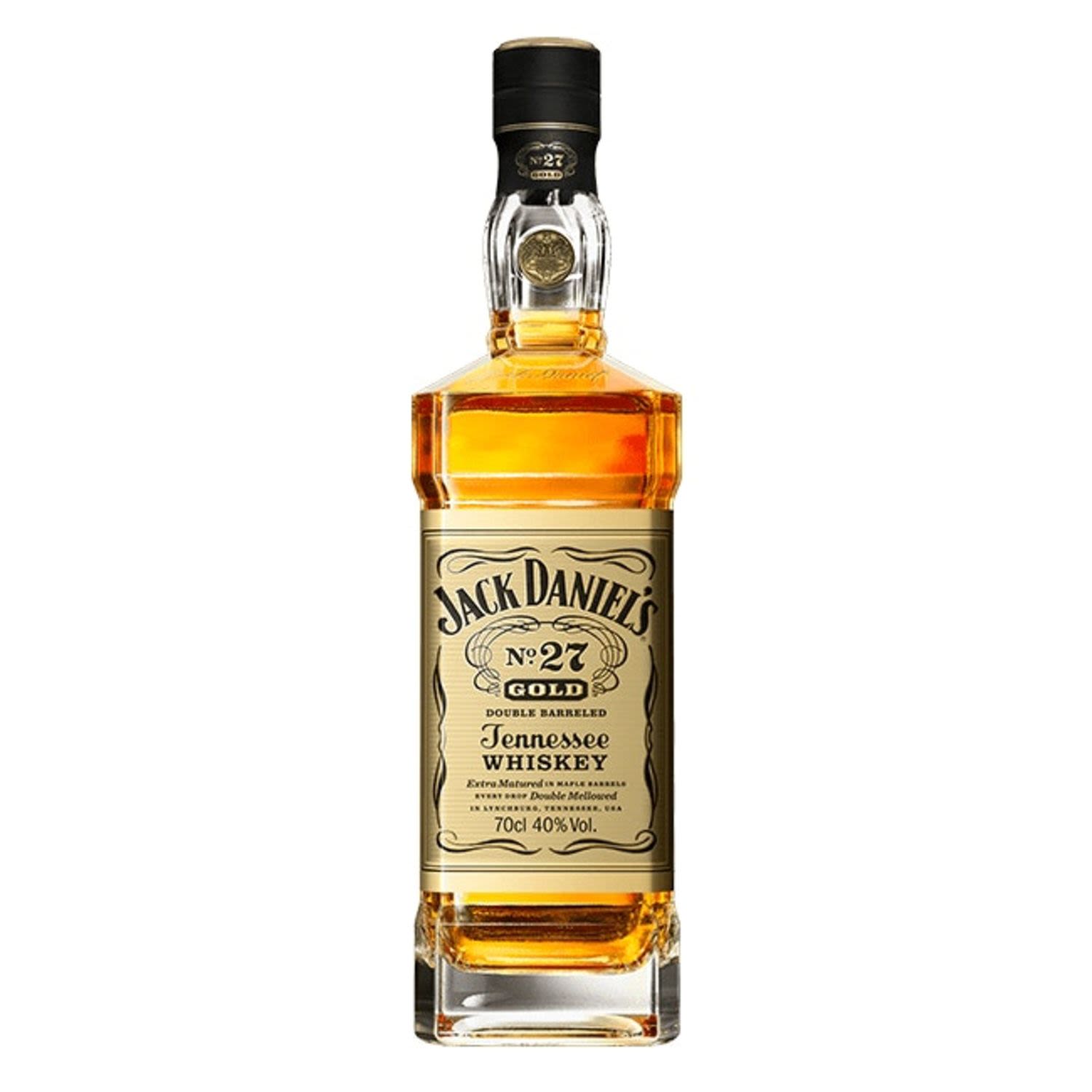 Jack Daniel's No 27 Gold Double Barreled 700mL Bottle
