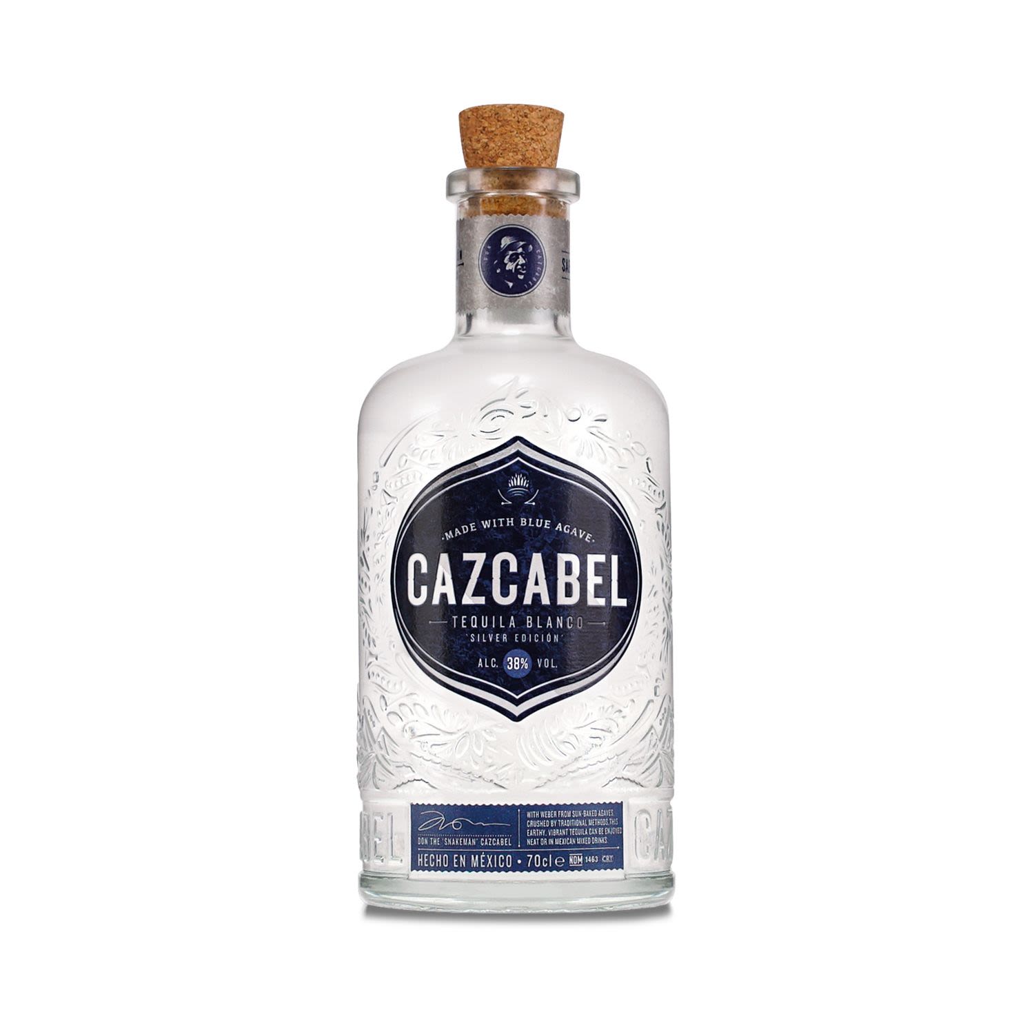 Cazcabel Tequila Blanco 700mL Bottle