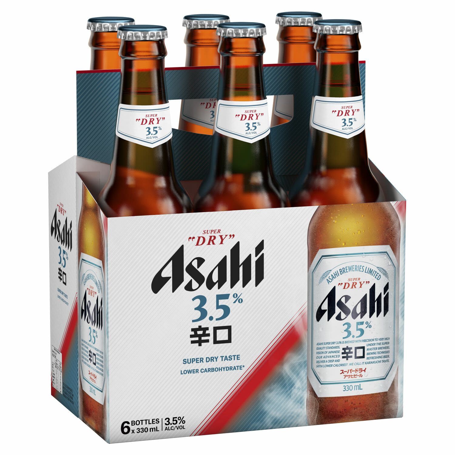 Asahi Soukai Premium 3.5% Bottle 330mL 6 Pack