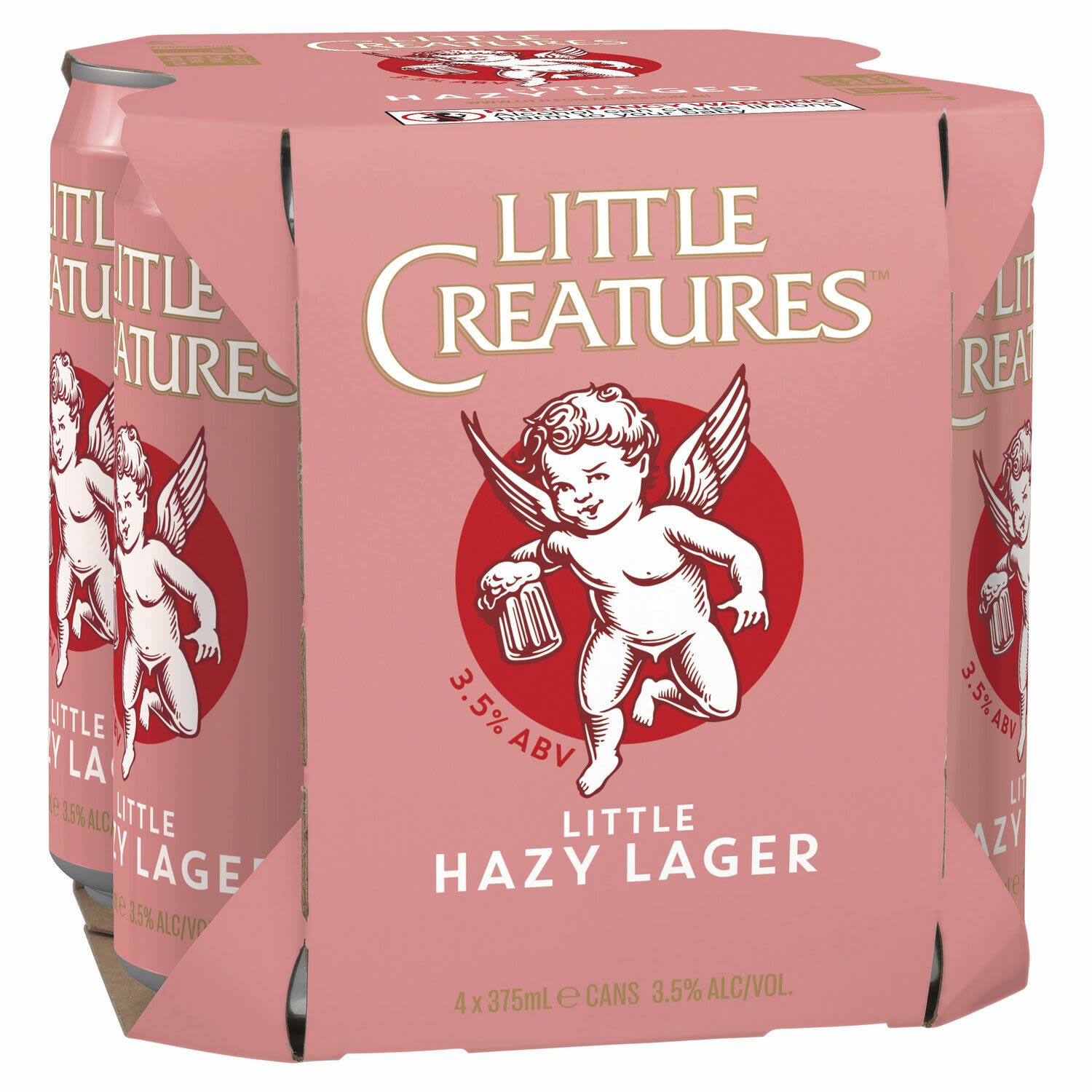 Little Creatures Hazy Mid Can 375mL 4 Pack