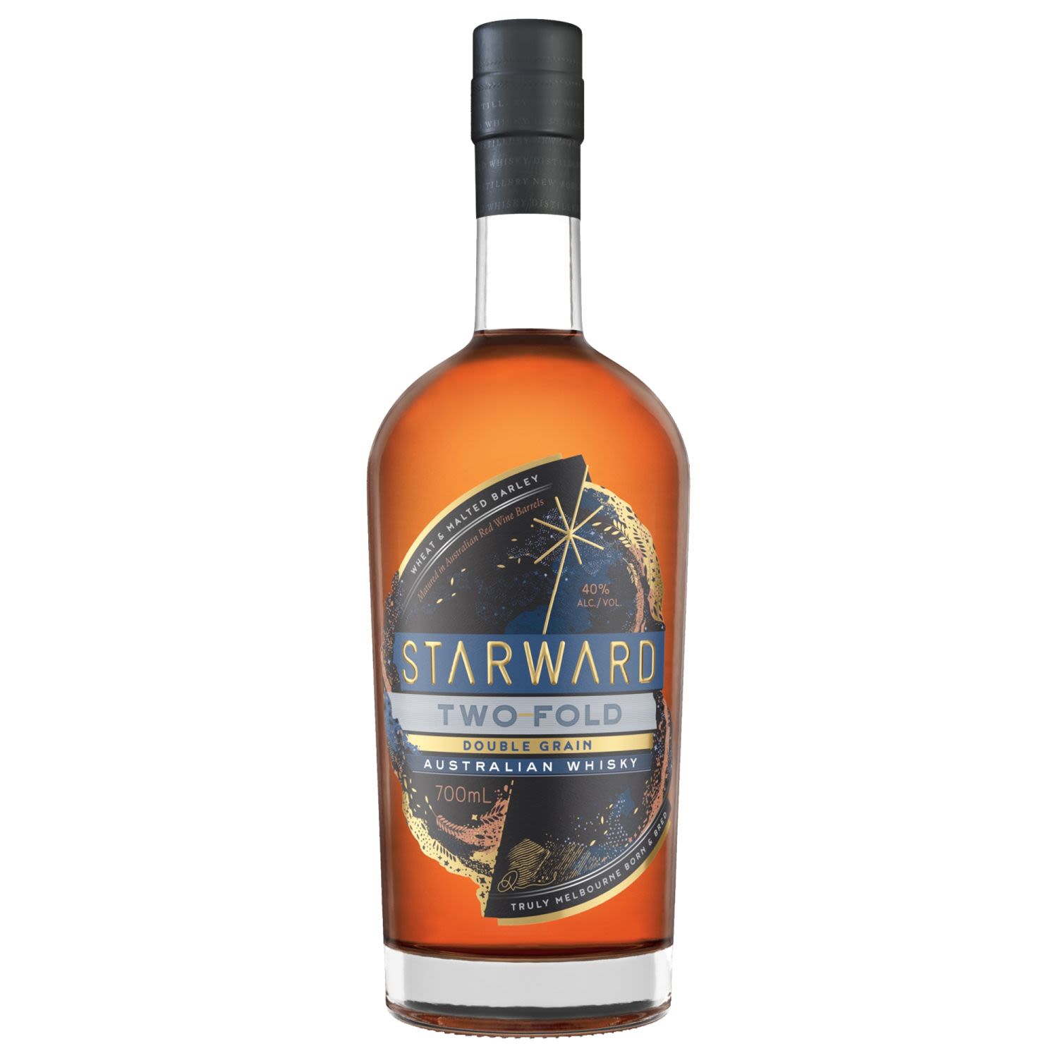Starward Two Fold Double Grain Australian Whisky 700mL Bottle