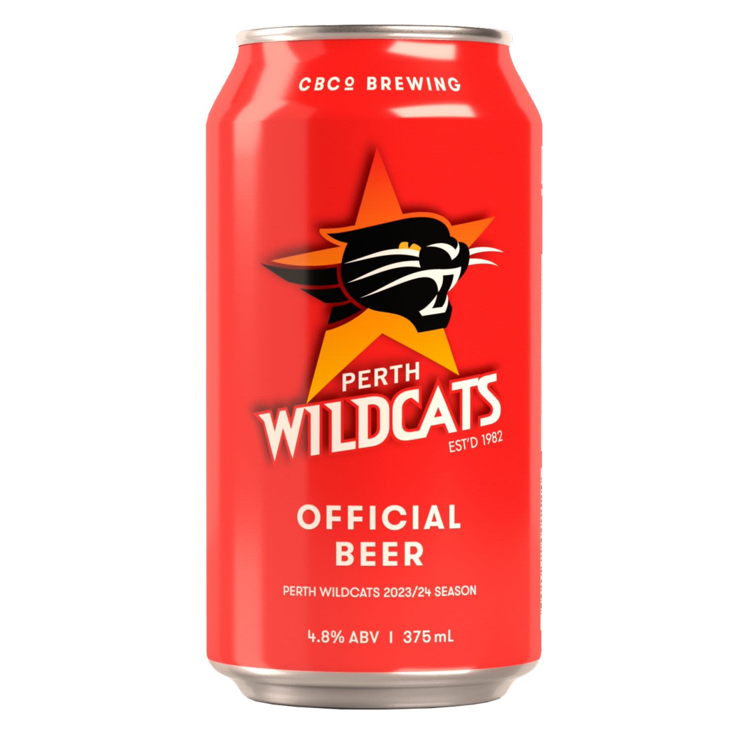 CBCo Perth Wildcats Draught Can 375mL