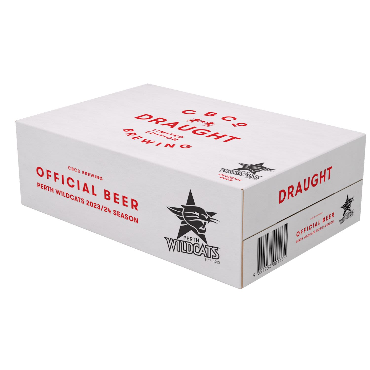 CBCo Perth Wildcats Draught Can 375mL 24 Pack