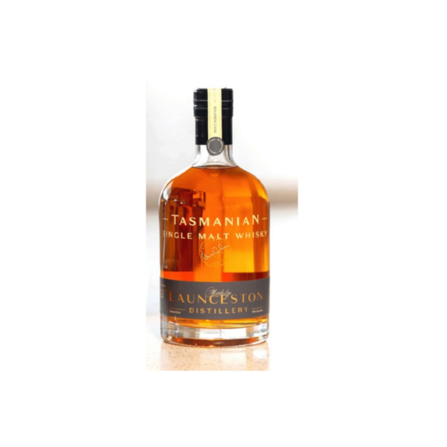 Launceston Distillery Bourbon Cask Matured Single Malt Tasmanian Whiskey 500mL Bottle