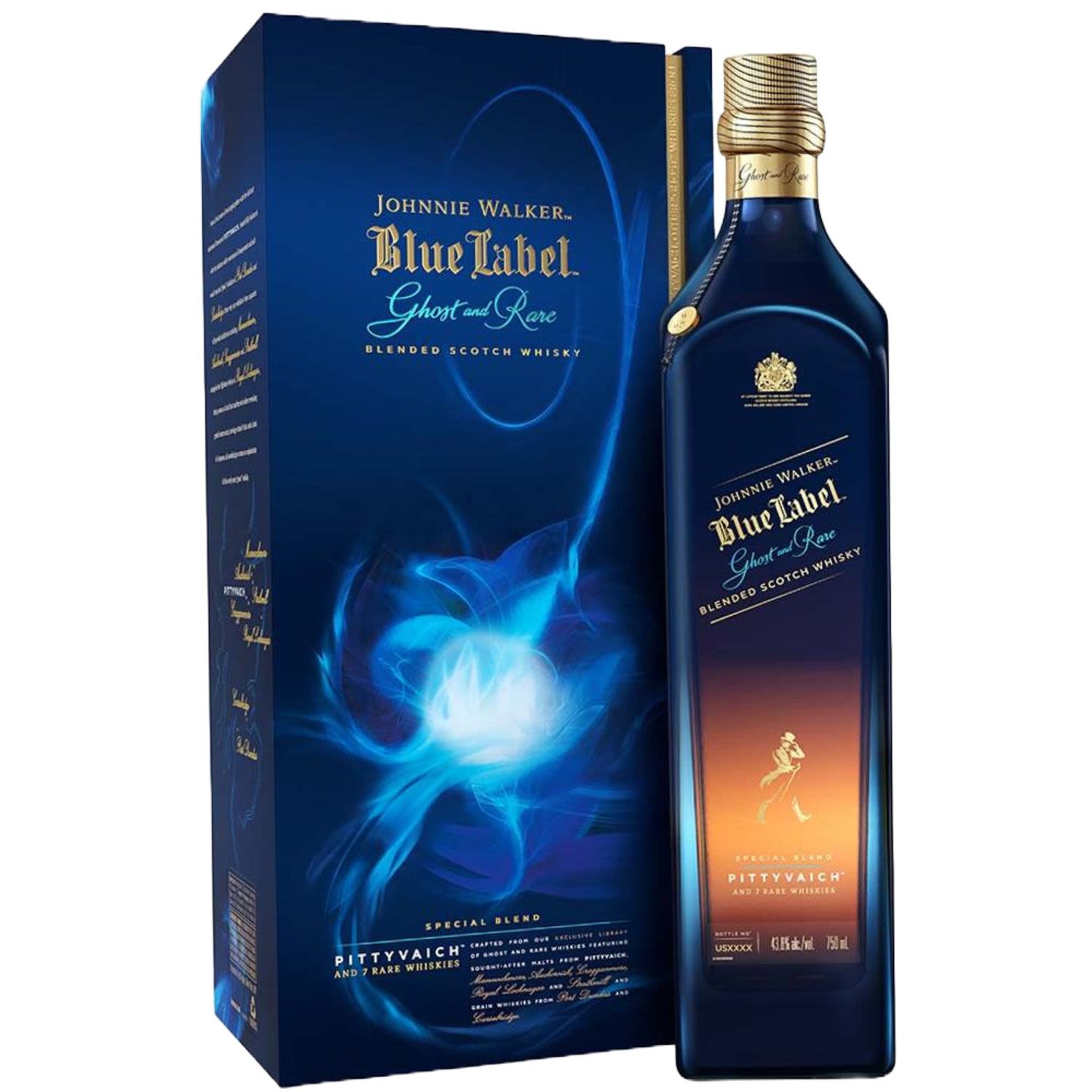 Johnnie Walker Blue Label Ghost & Rare Scotch Whisky 750mL Bottle