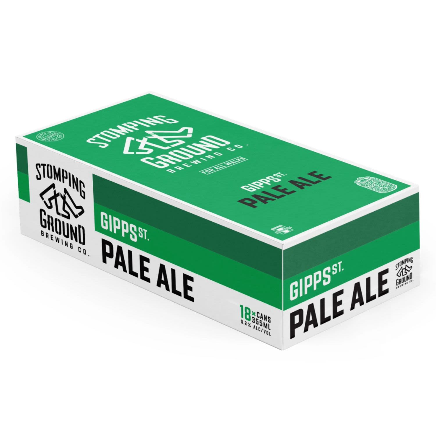 Stomping Ground Gipps St Pale Ale Can 355mL 18 Pack