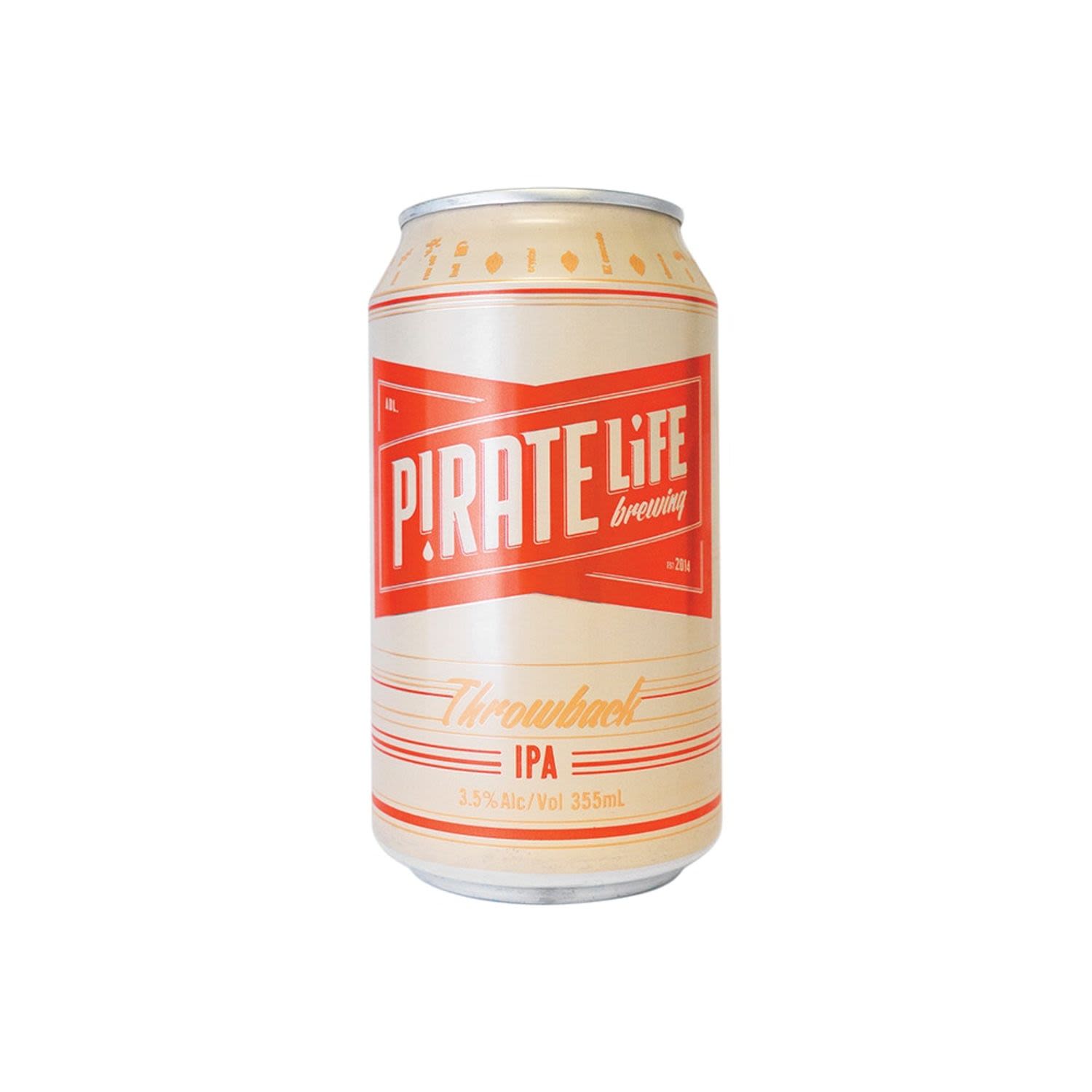 Pirate Life Brewing Throwback IPA Can 355mL