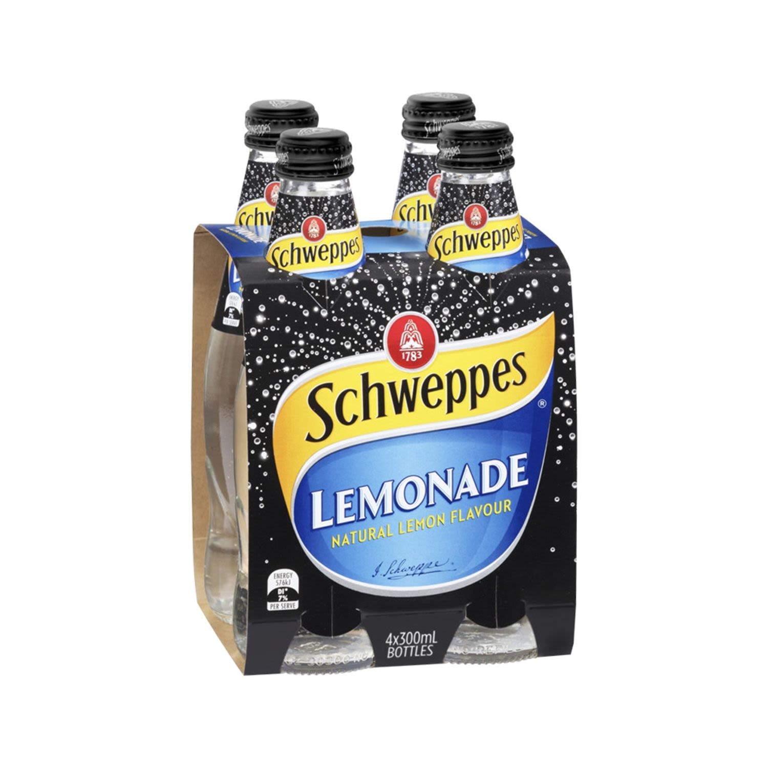 Schweppes Lemonade 300mL 4 Pack