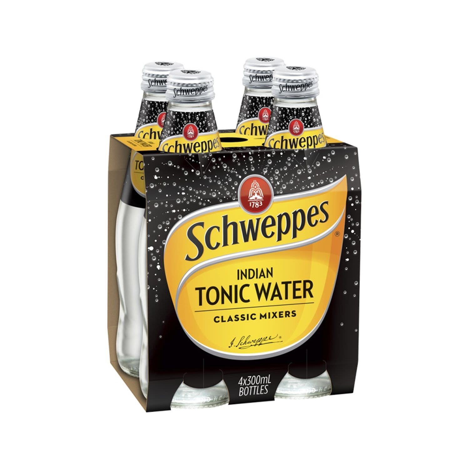 Schweppes Tonic Water 300mL 4 Pack