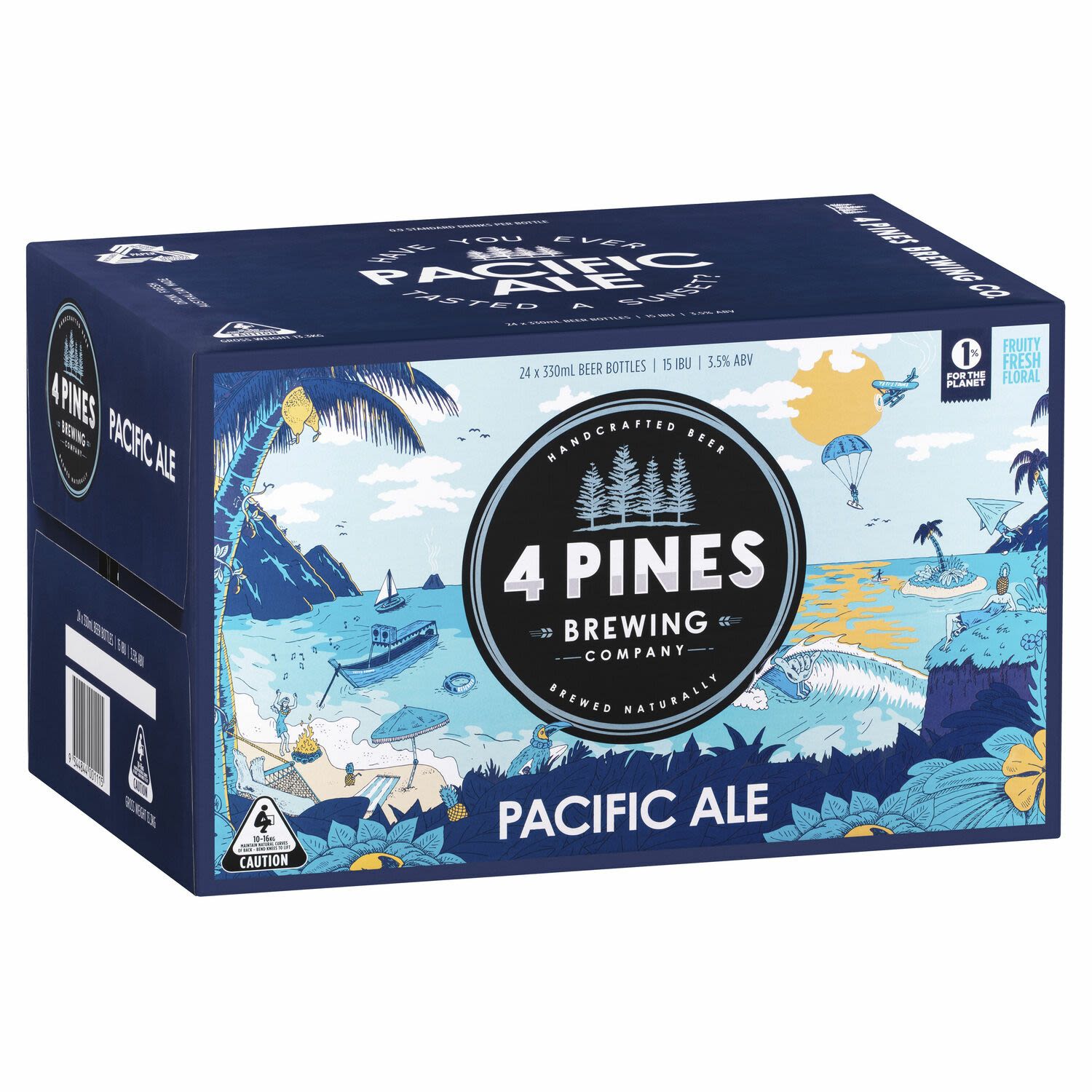 4 Pines Pacific Ale Bottle 330mL 24 Pack