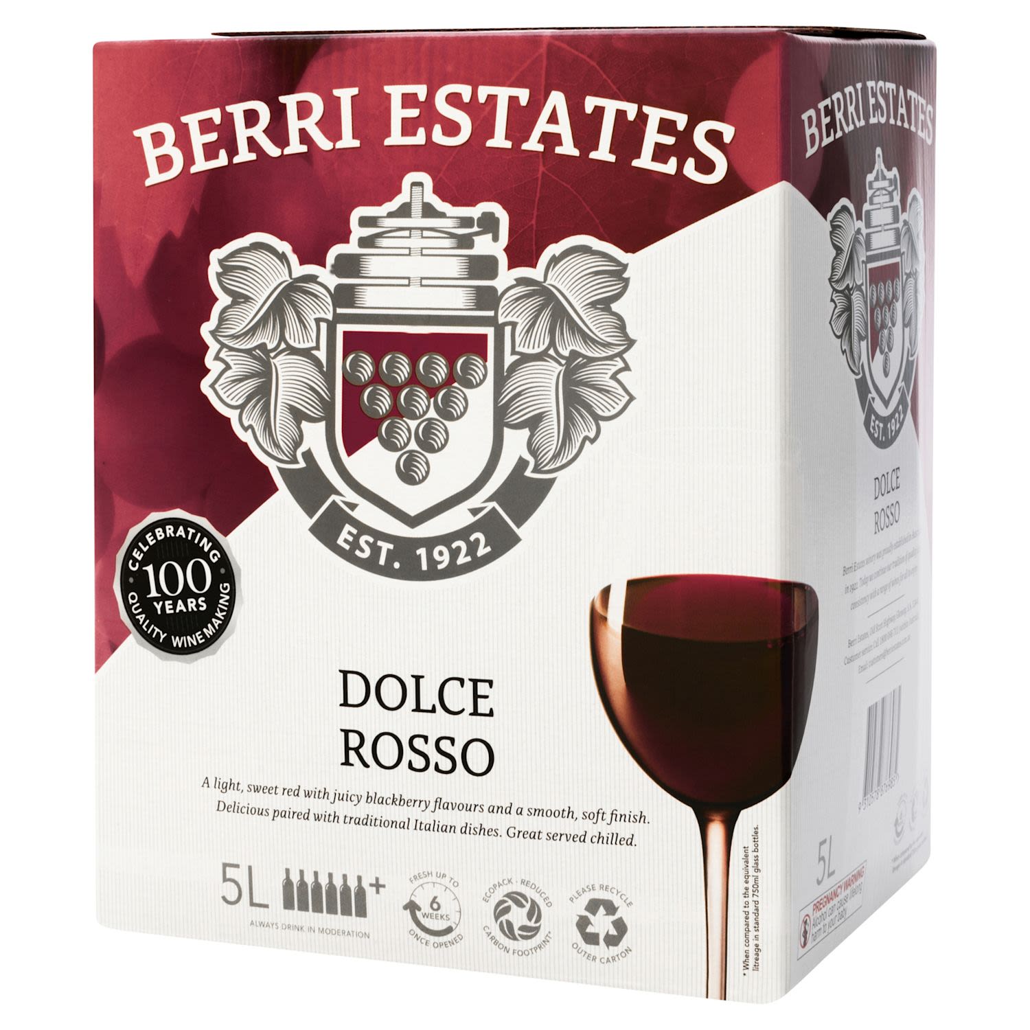 Berri Estates Dolce Rosso 5L