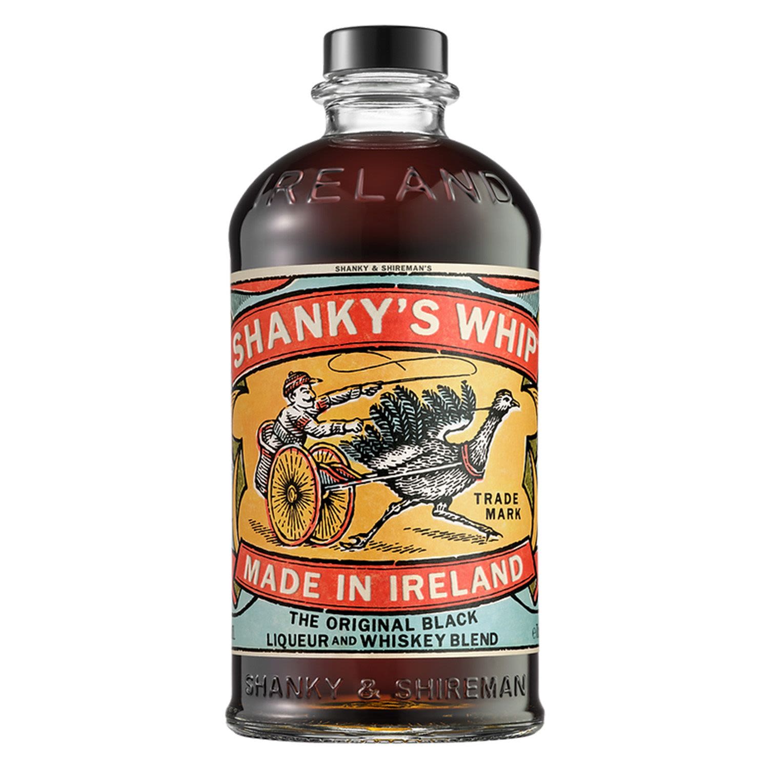 Shanky's Whip Black Irish Whiskey Liqueur 700mL Bottle