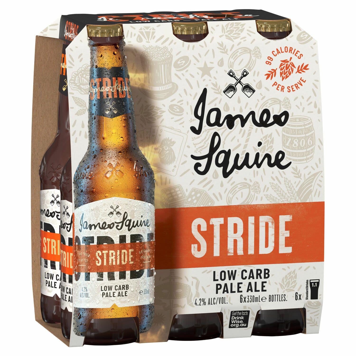 James Squire Stride Bottle 330mL 6 Pack