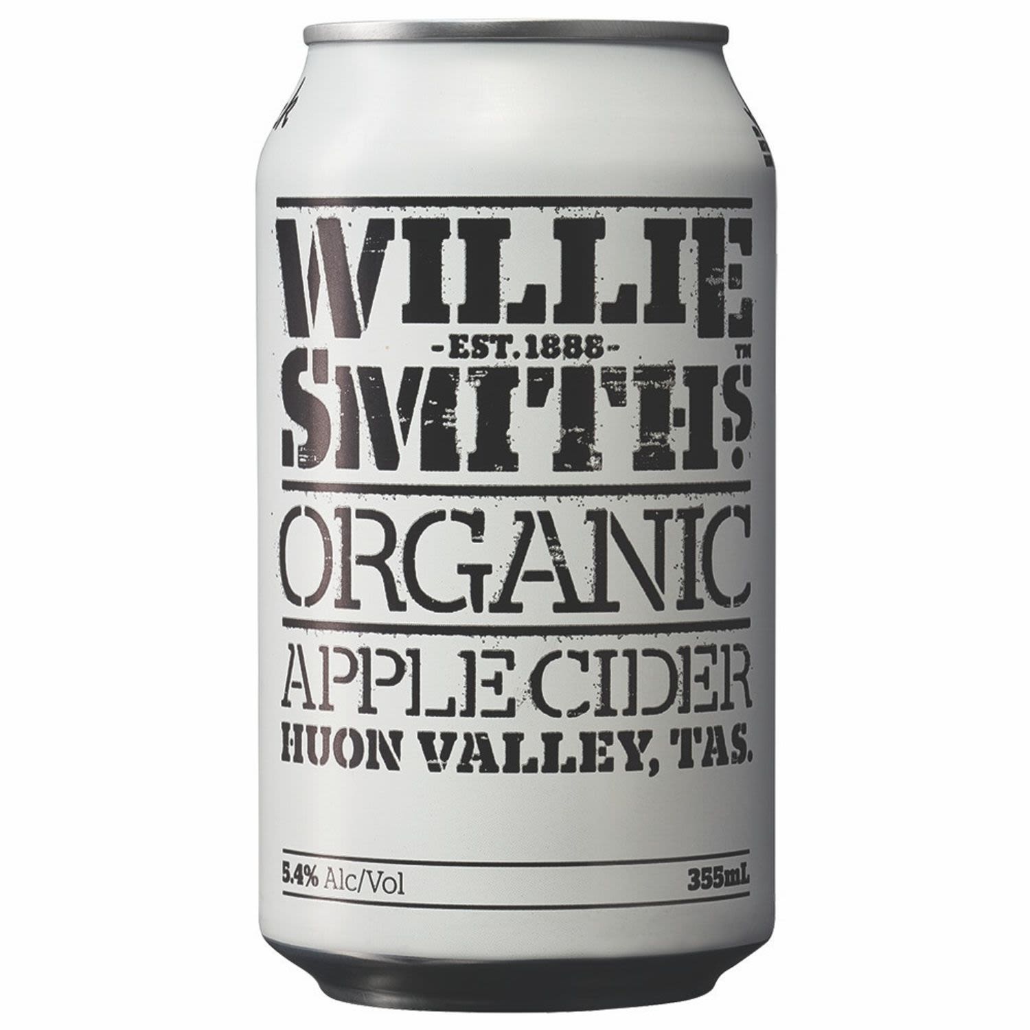 Willie Smith Organic Cider Can 355mL