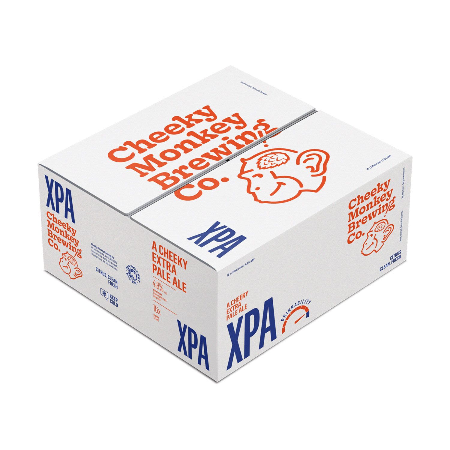 Cheeky Monkey XPA Can 375mL 16 Pack