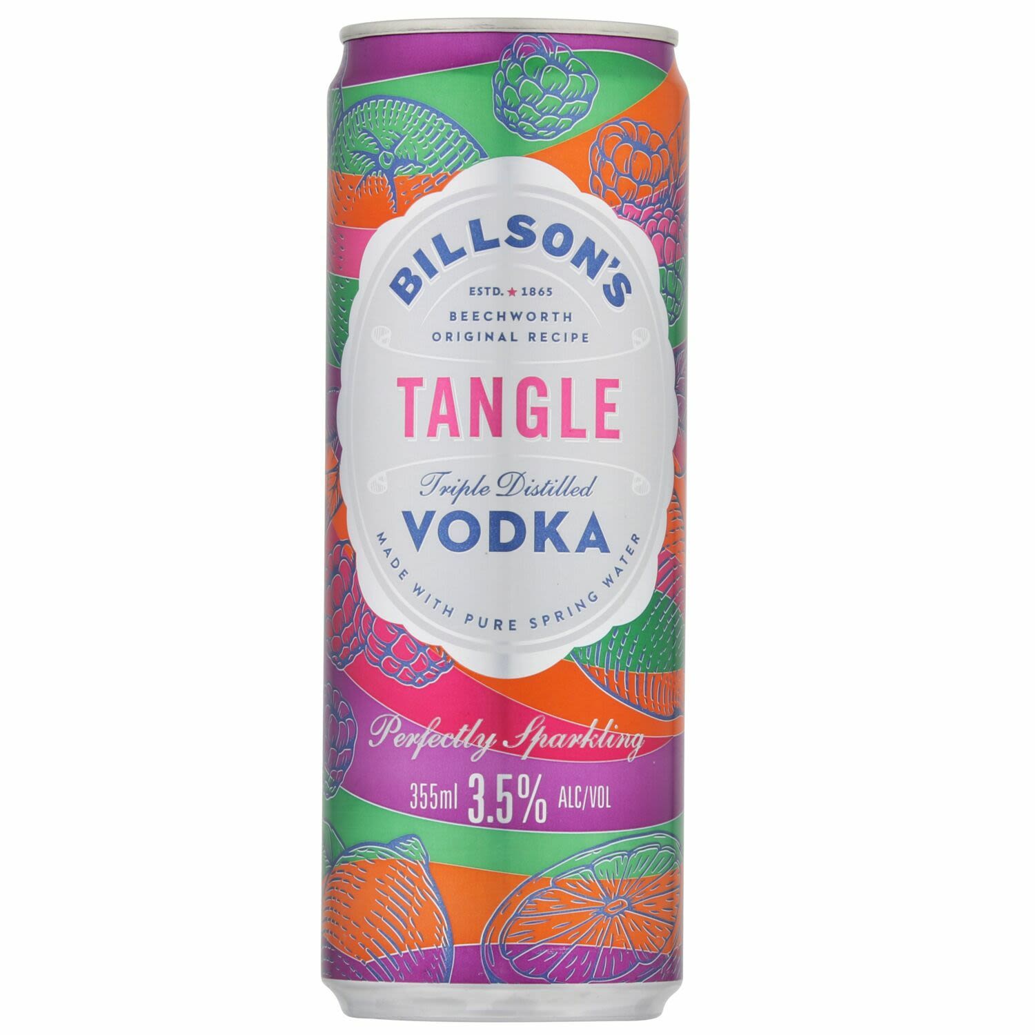 Billson's Vodka with Tangle Can 355mL