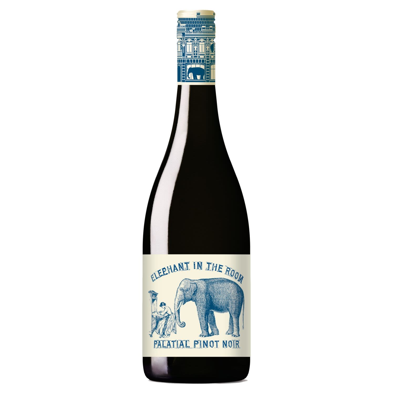 Elephant In The Room Pinot Noir 375mL<br /> <br />Alcohol Volume: 13.50%<br /><br />Pack Format: Bottle<br /><br />Standard Drinks: 4</br /><br />Pack Type: Bottle<br /><br />Country of Origin: Australia<br /><br />Region: n/a<br /><br />Vintage: Vintages Vary<br />