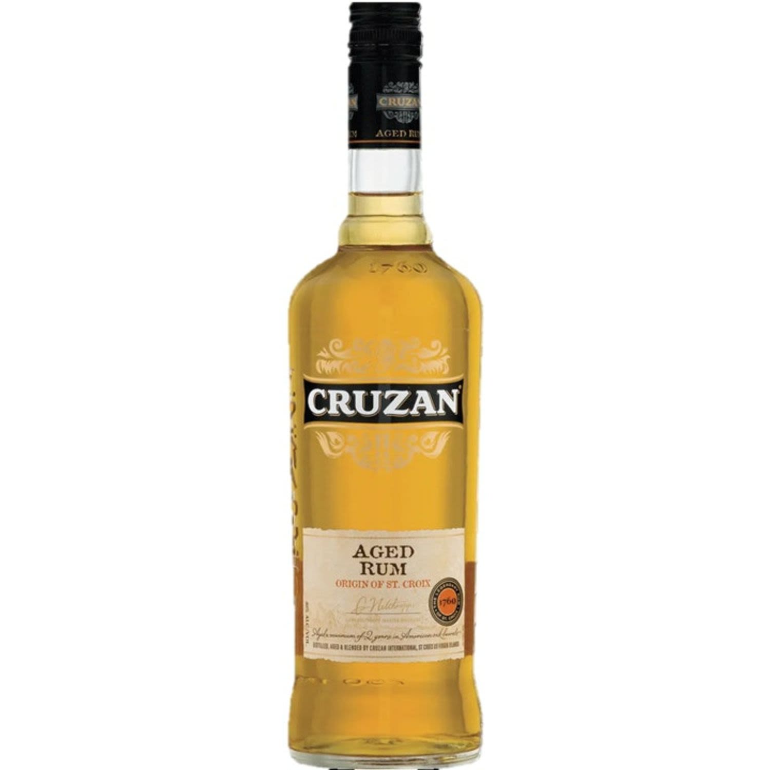 Cruzan Dark Rum 2YO 700mL Bottle