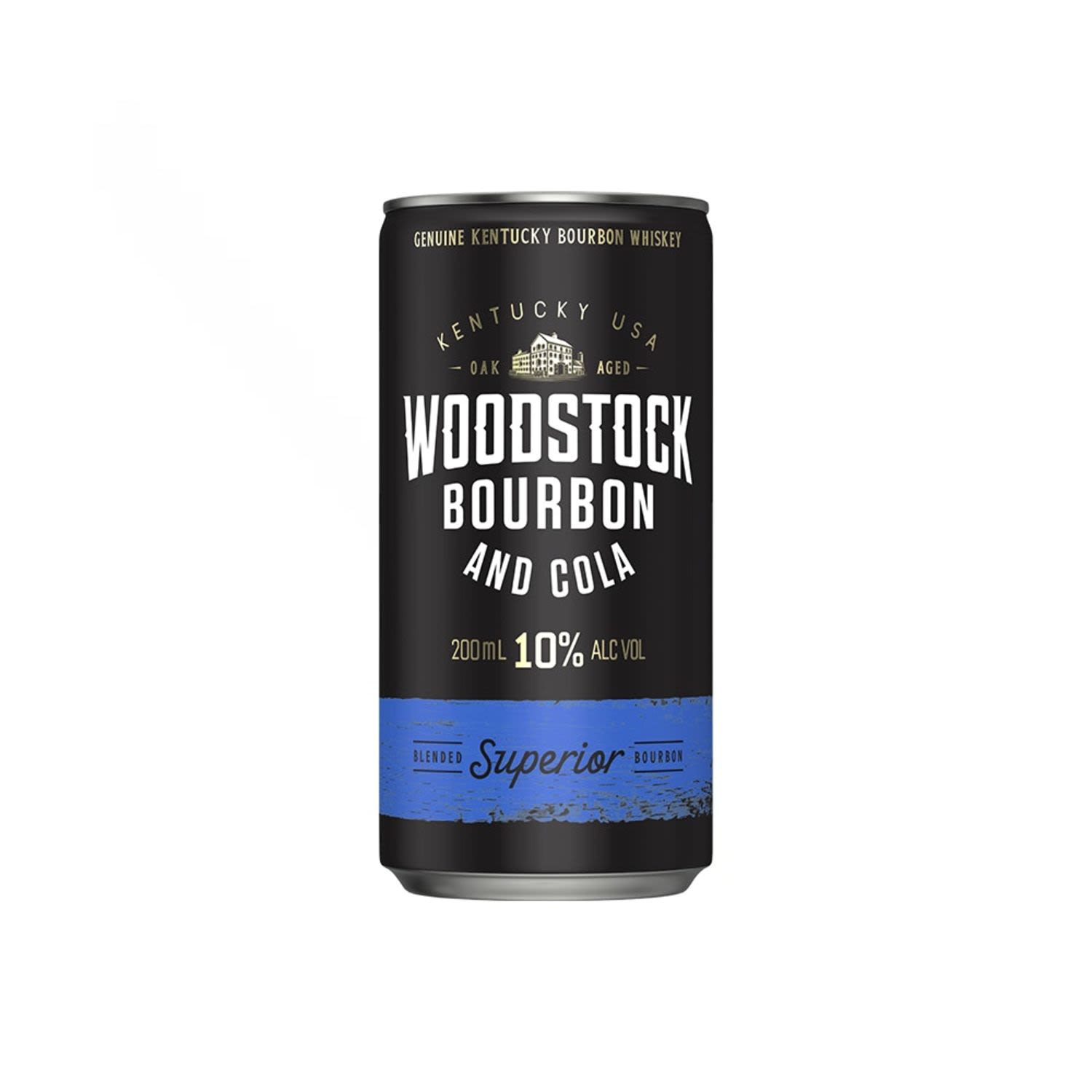 Woodstock Bourbon & Cola 10% Can 200mL