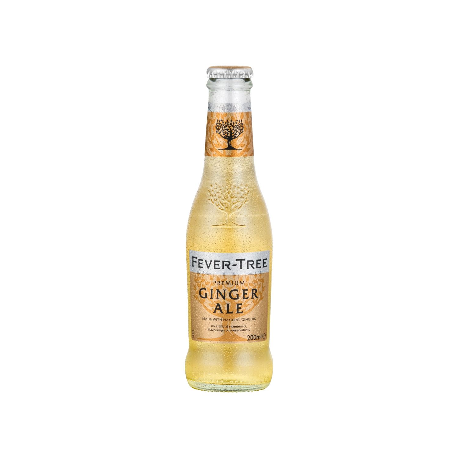 Fever Tree Premium Ginger Ale Bottle 500mL 8 Pack