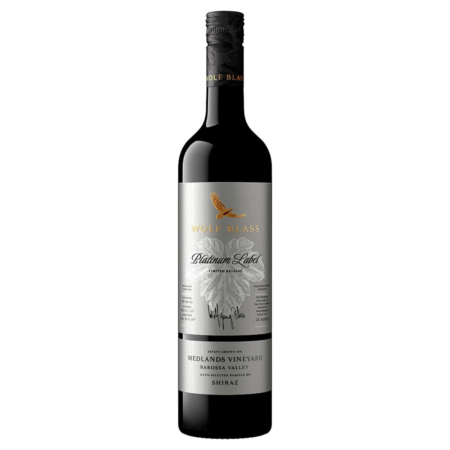 Wolf Blass Platinum Label Shiraz750mL Bottle