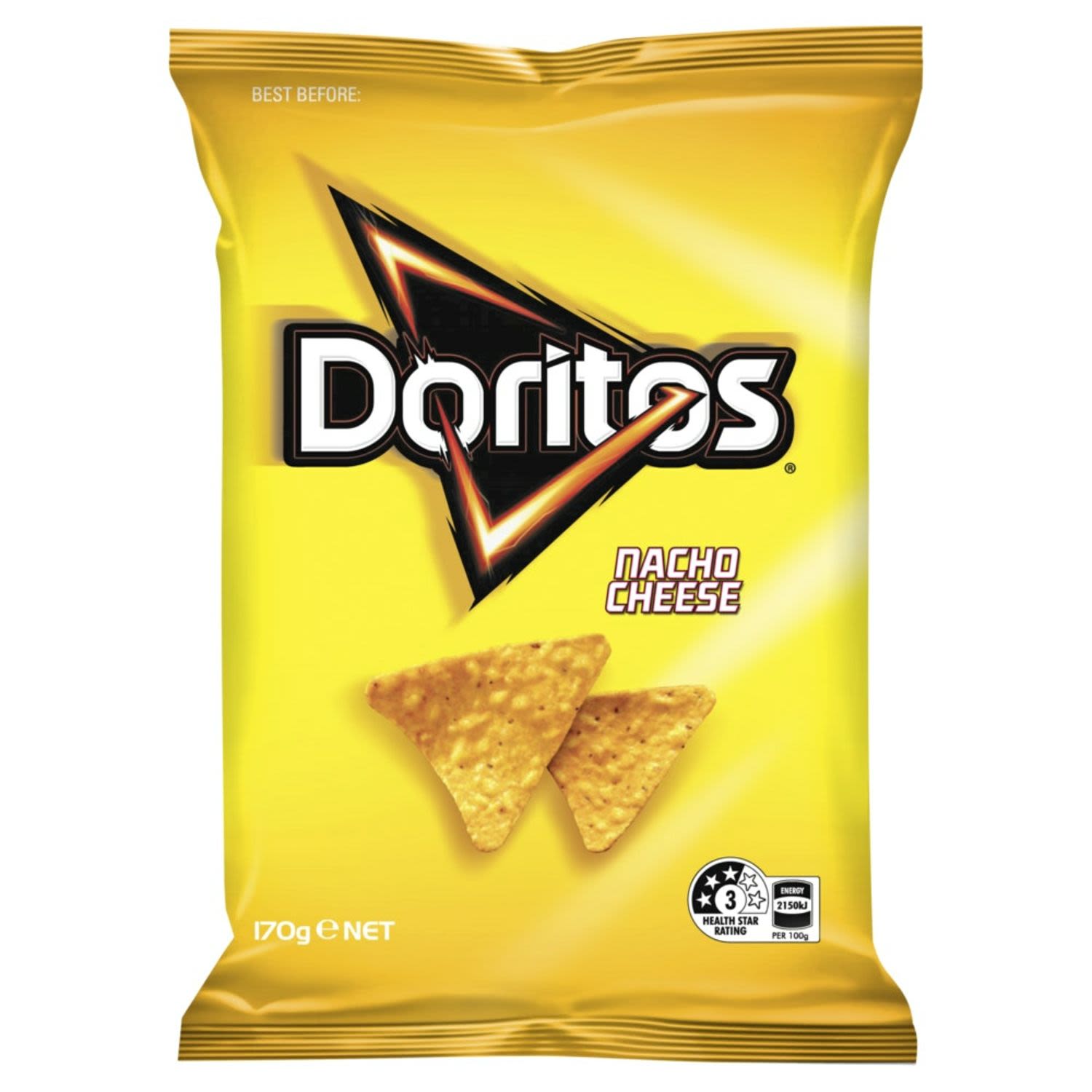 Doritos Corn Chips are full volume, full flavour and full on tooth rattling crunch. If you are up to the challenge, grab a bag of Doritos. Doritos snacks and dips deliver a bold experience in snacking and beyond.<br /> <br />Alcohol Volume: 0.0%<br /><br />Pack Format: Packet<br /><br />Standard Drinks: 0.0<br /><br />Pack Type: Packet<br />