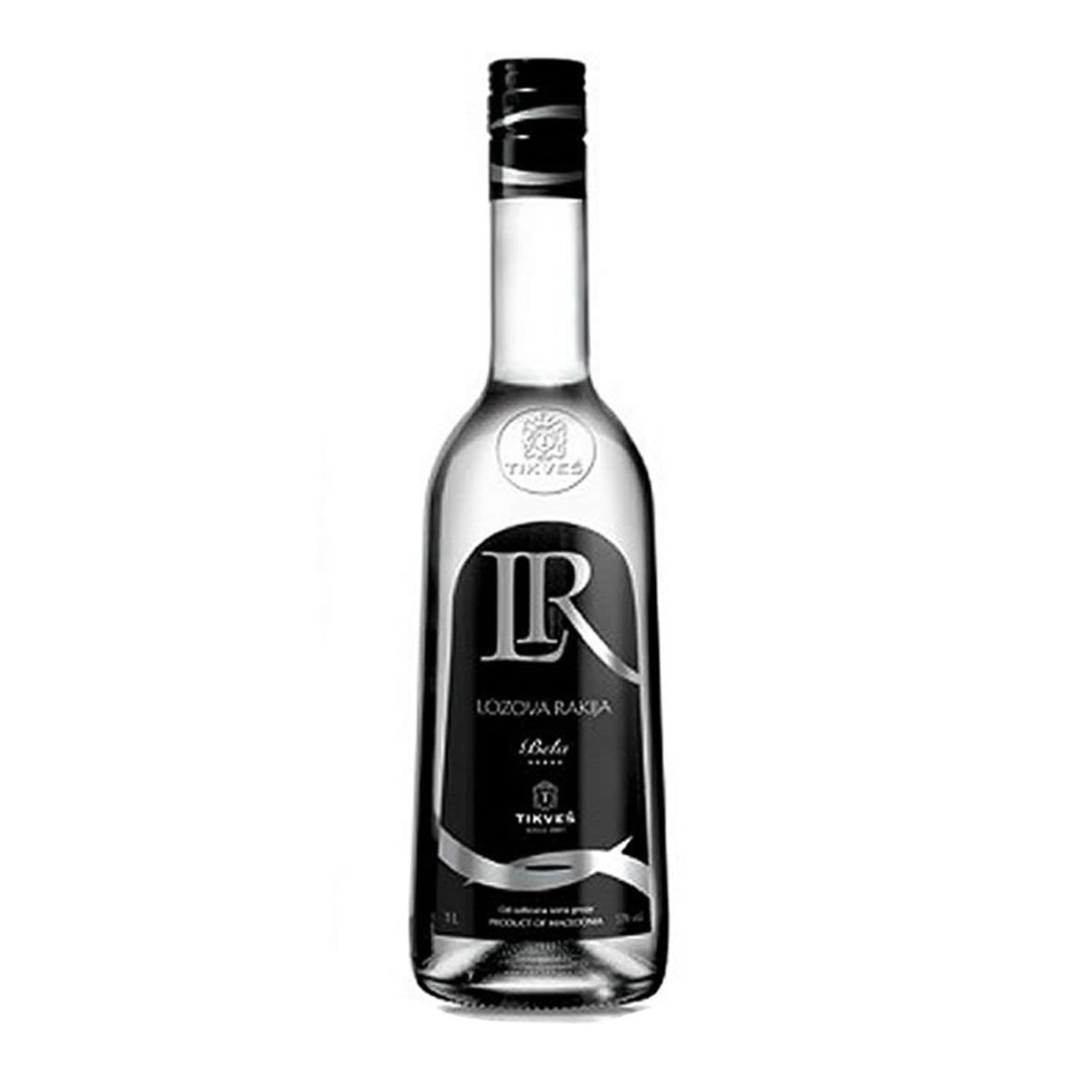 Tikves Lozova Volta Rakija Bela White Brandy 1L Bottle