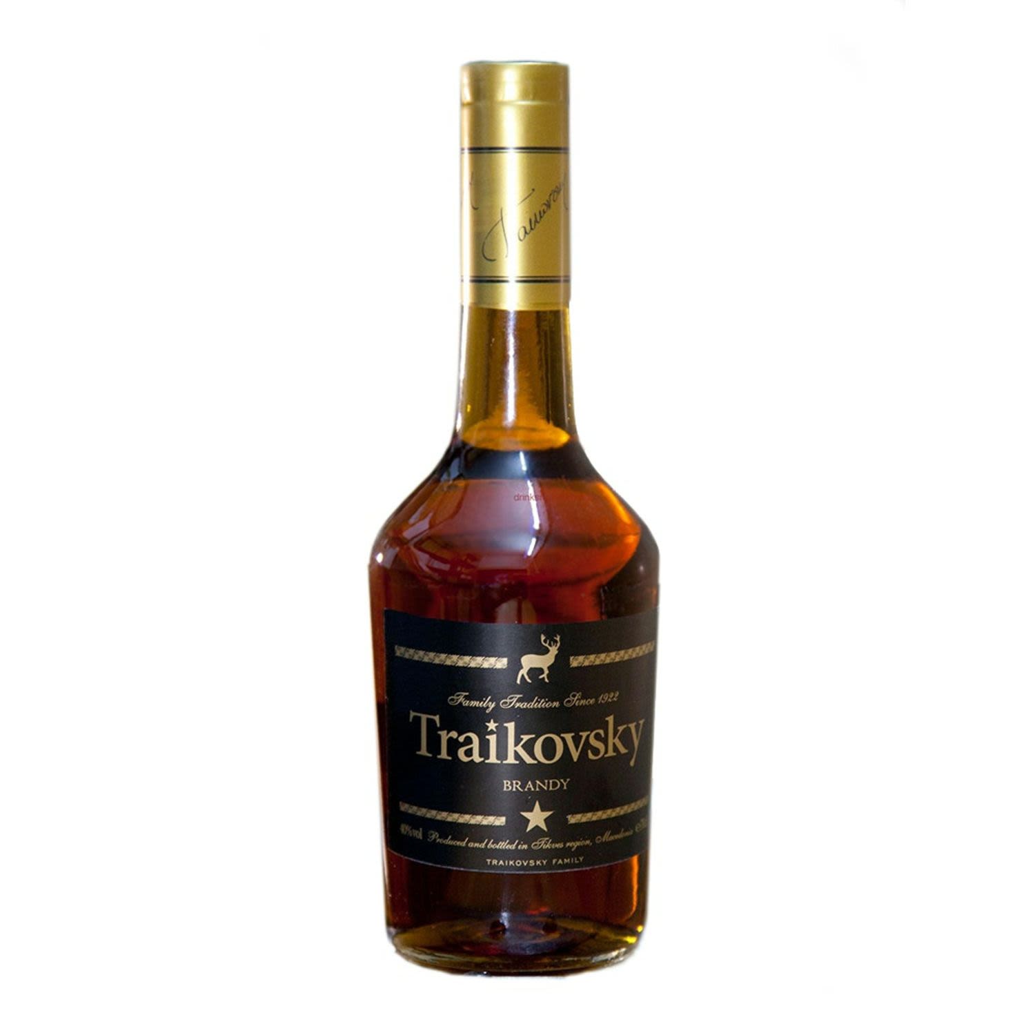 Traikovsky Wine Brandy 35% 700mL Bottle