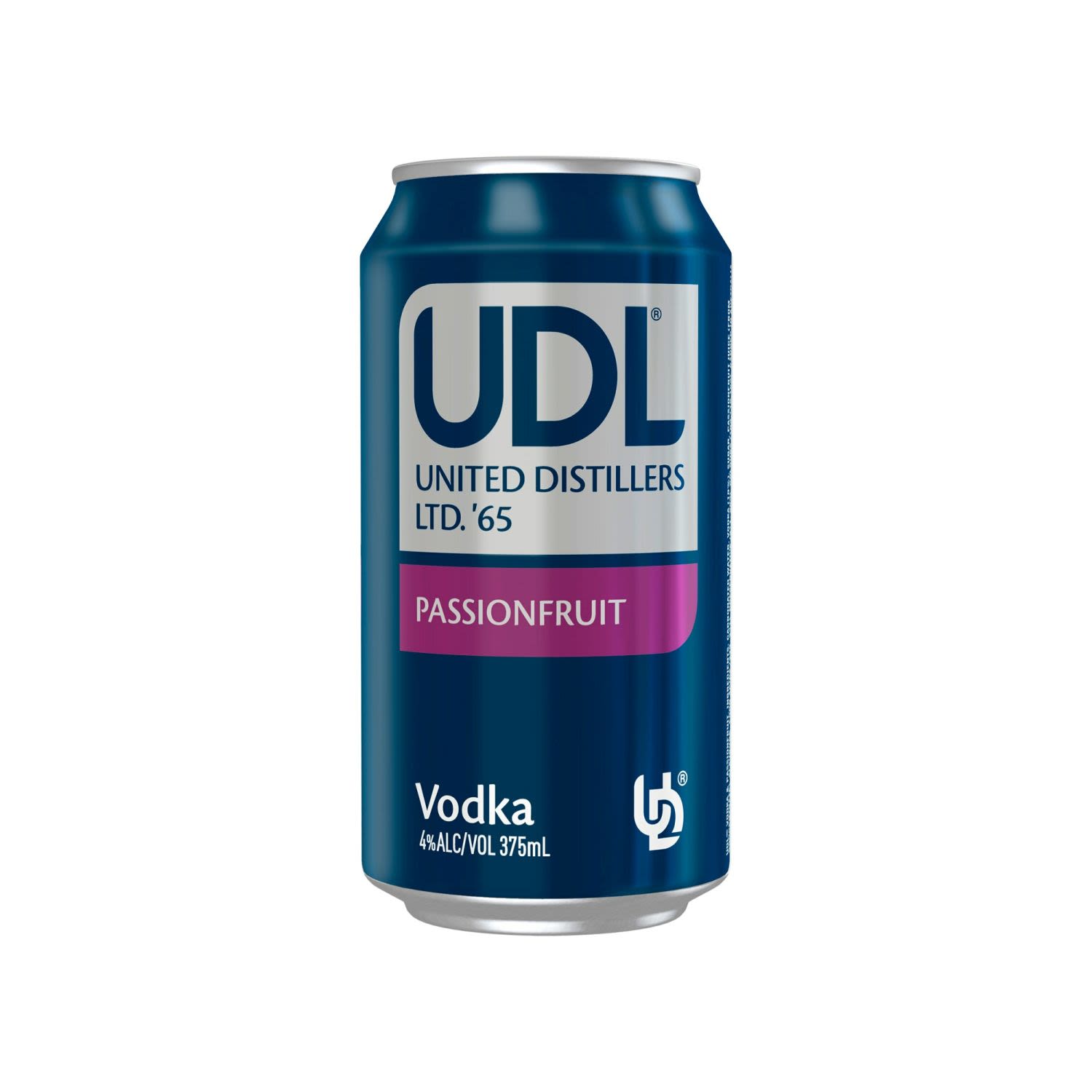 UDL Vodka & Passionfruit Can 375mL 24 Pack