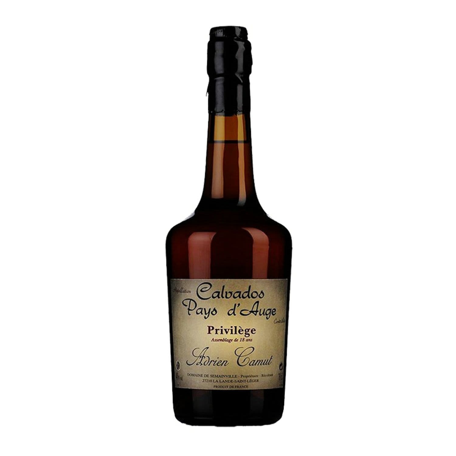 Adrien Camut Pays d'Auge Privilege 18 Year Old Calvados 700mL Bottle
